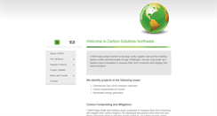 Desktop Screenshot of carbonsolutionsnorthwest.com
